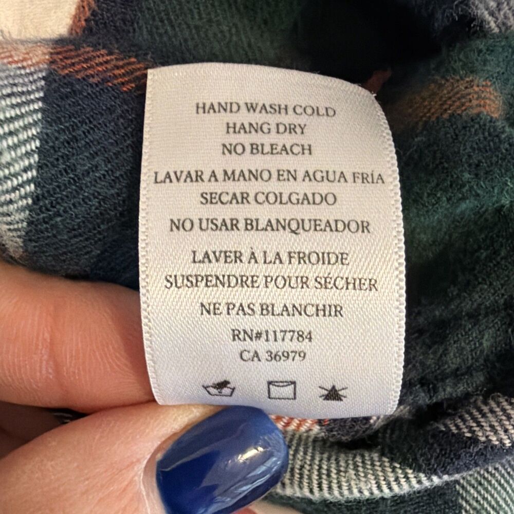 Rails Hunter Plaid LS Flannel Button Down Pocket … - image 7